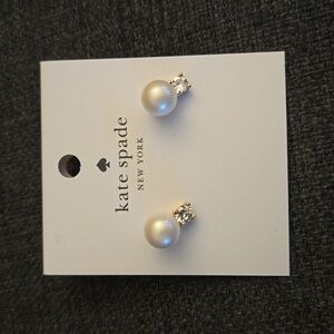 NWT Kate Spade Pearl of Wisdom Earrings Duster Incld